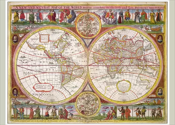 Overton World Map  /  1670