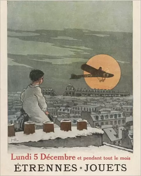 Boy Watches Plane 1911