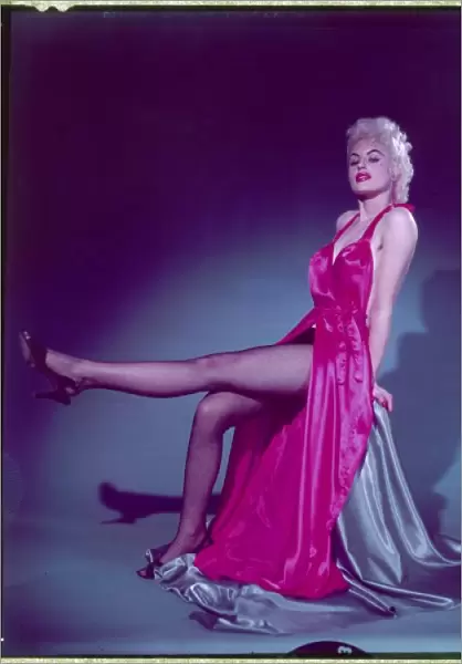Pin-Up in Red Satin