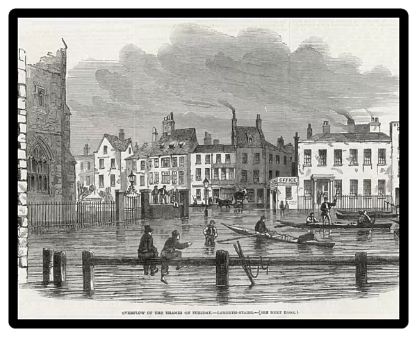 Lambeth Floods 1850
