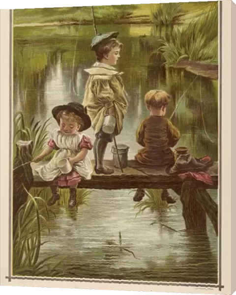 Young Boys out Fishing