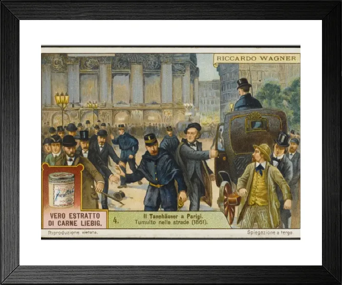 Framed Print : WAGNER / LIEBIG Print, 1861 Framed Print : WAGNER / LIEBIG Print, 1861