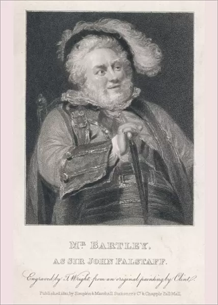 Bartley as Falstaff