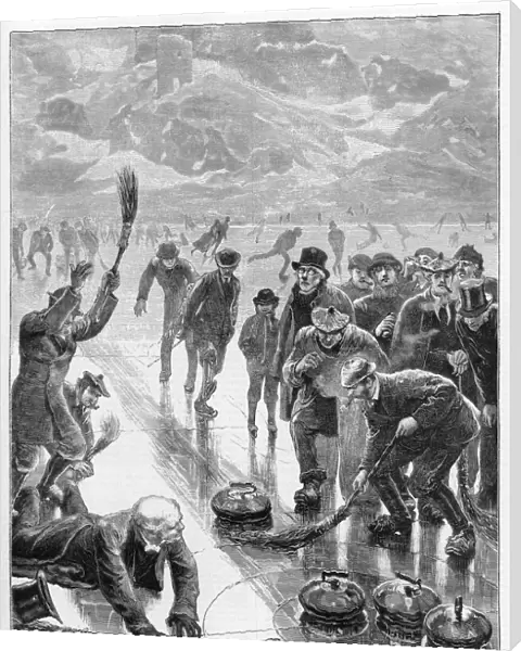 Curling in Scotland 1869