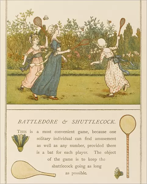 Girls Play Battledore