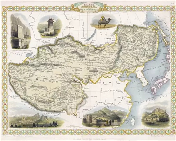 Map  /  Asia  /  Tibet Etc 1845
