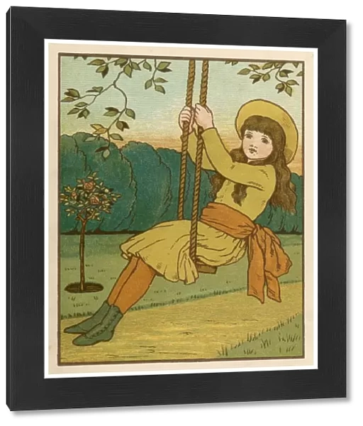 Girl on Swing 1886