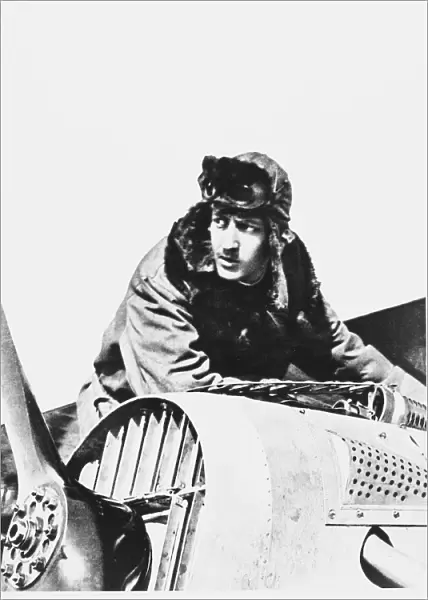 WW1 - Georges Guynemer in his SPAD