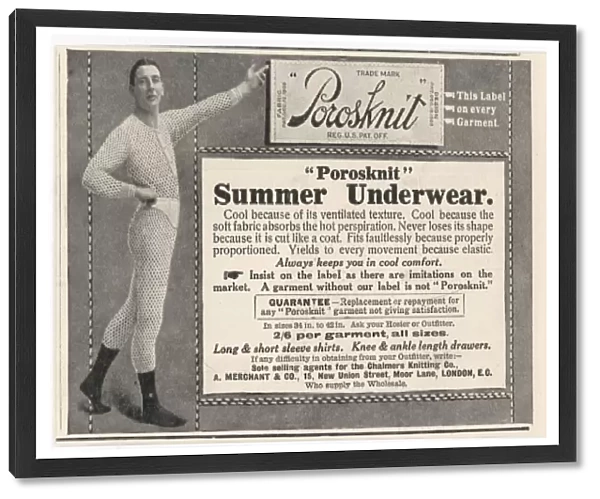 Mens underwear  /  1912