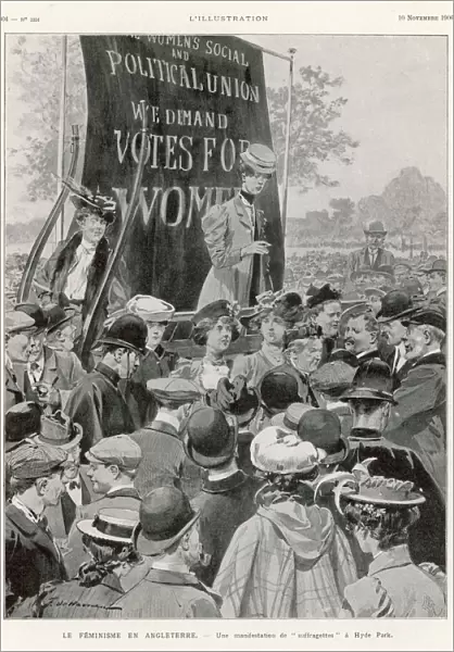 WOMENs RIGHTS DEMO  /  1906