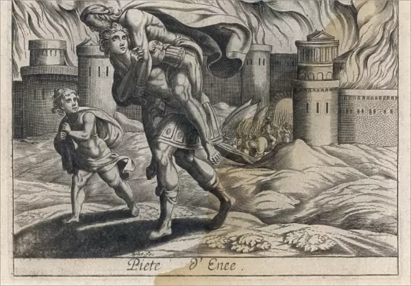 Aeneas Leaves Troy