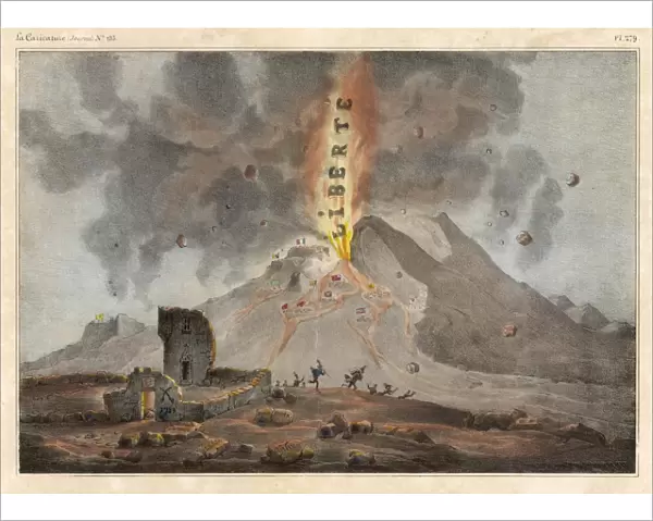 1848 Seen as Volcano