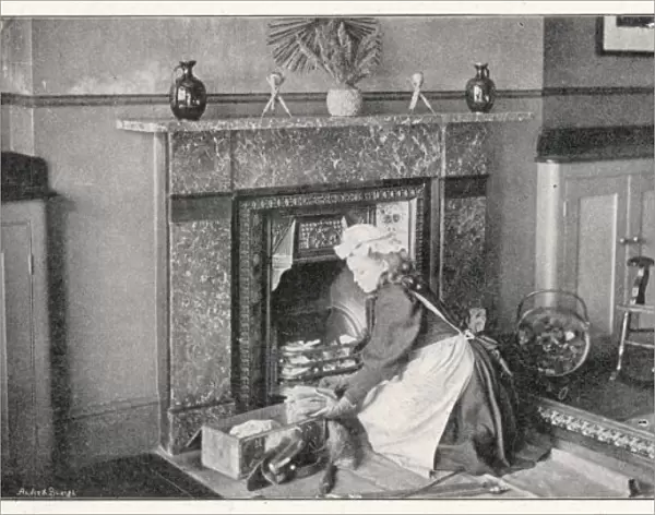 Laying a Fire 1893