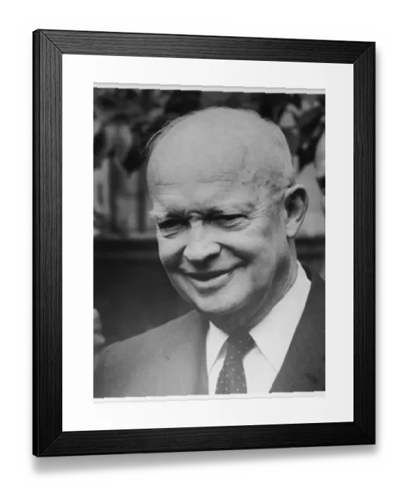 Framed Print : Dwight Eisenhower Print Framed Print : Dwight Eisenhower Print