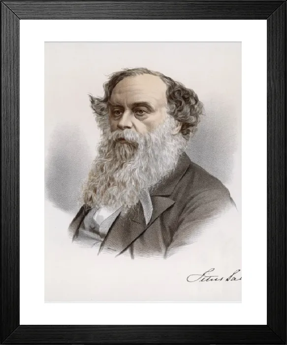 Framed Print : Titus Salt Print - Lithograph Framed Print : Titus Salt Print - Lithograph