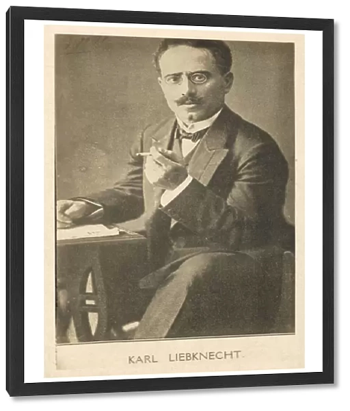 Karl Liebknecht  /  Postcard