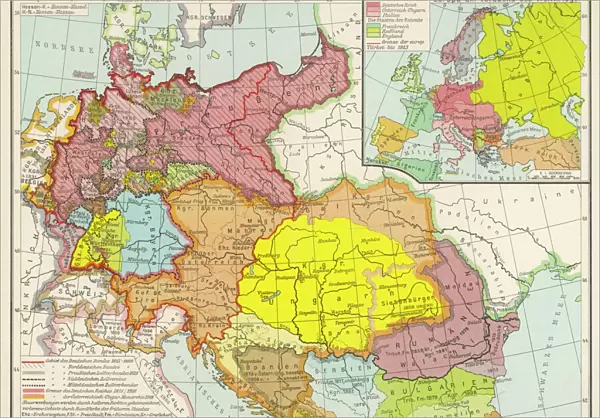 Middle Europe Map