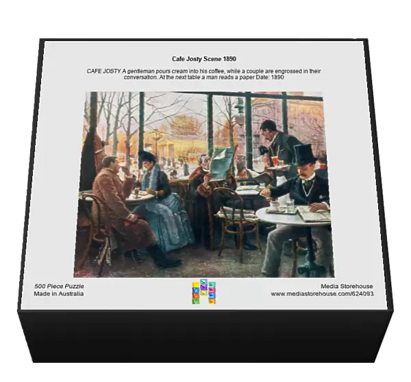 Cafe Josty Scene 1890
