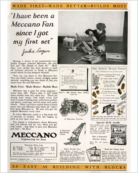 J. Coogan W  /  Meccano 1925