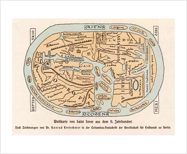 World Map  /  St Sever 11C