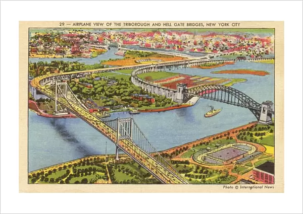 Triborough and Hell Gate Bridges, NYC