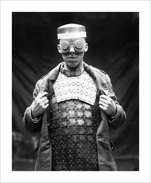 Franco-British modern armour and goggles, WW1