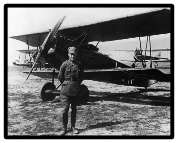 Oberleutnant Ernst Udet, German air ace, WW1