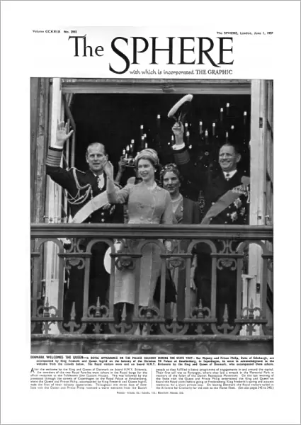 Queen Elizabeth II - state visit to Denmark, 1957
