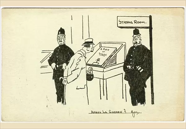 Apres la Guerre No. 3 - WWI postcard by George Ranstead