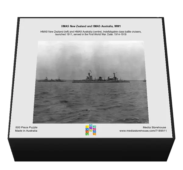 HMAS New Zealand and HMAS Australia, WW1