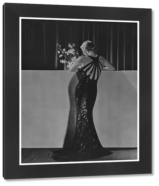 Evening dress by Patrick Perrott, 1934