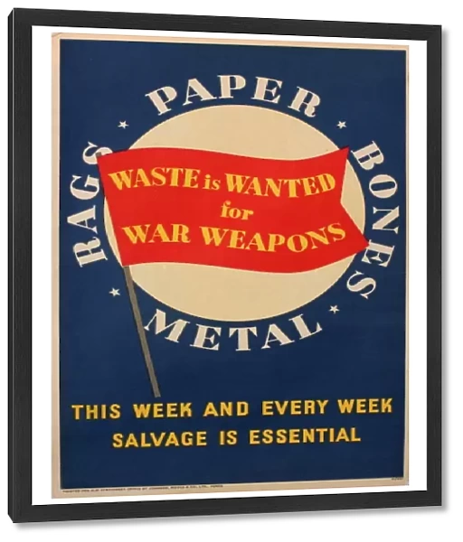 Wartime salvage poster