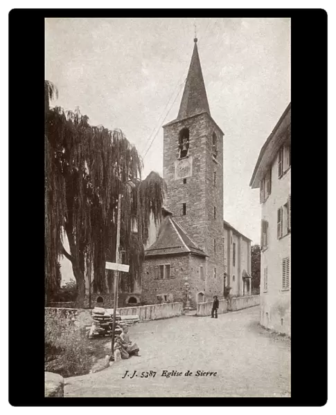 Old Church at Sierre, Switzerland
