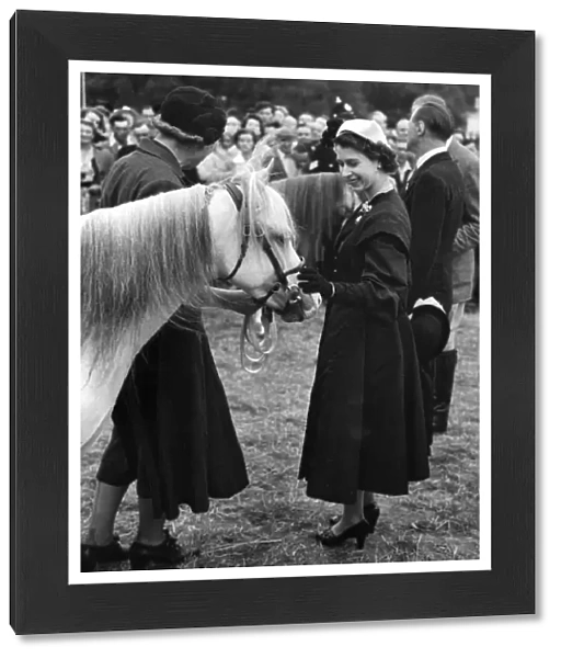 Queen Elizabeth II and pony