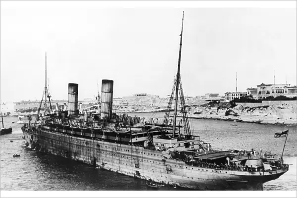 RMS Carmania, British armed merchant cruiser, WW1
