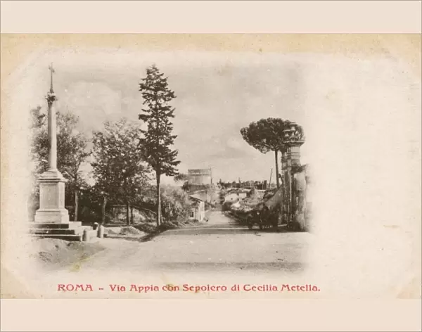 Rome - Appian Way and Tomb of Caecilia Metella
