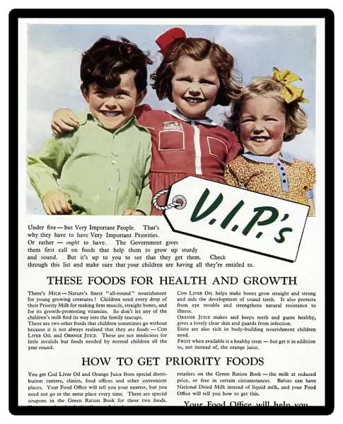 Healthcare for children under five years 1948