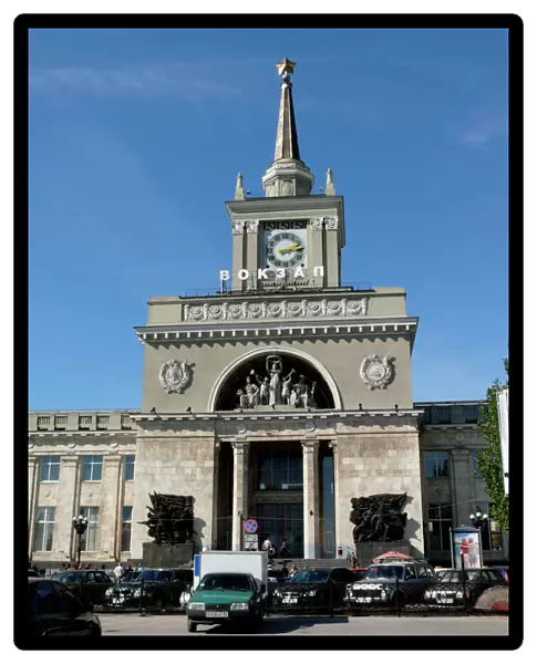 Russia, Volgograd - Railway station