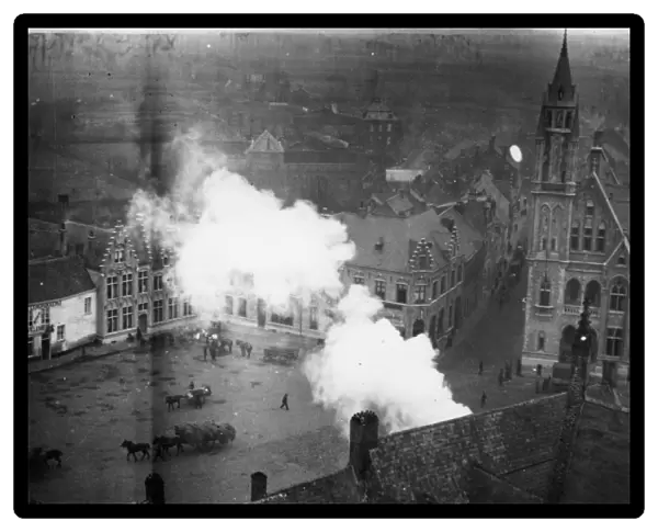 View of Poperinge, Belgium, WW1