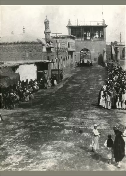 Street scene in Baghdad, Mesopotamia, WW1