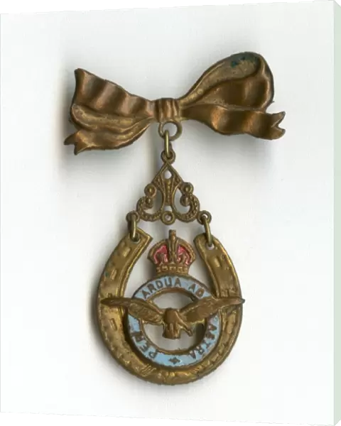 RAF Per Ardua Ad Astra badge and brooch