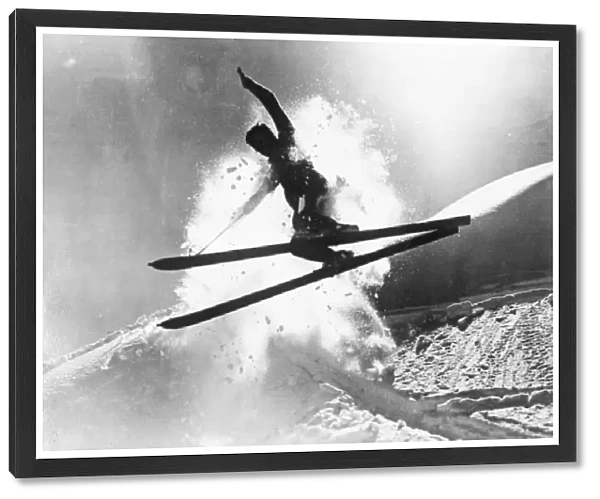 Jumping Skier 1930S