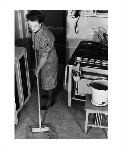Cleaning Kitchen Floor