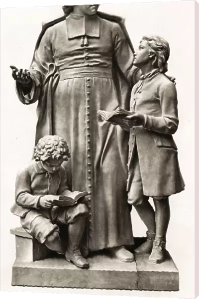 LA Salle Statue