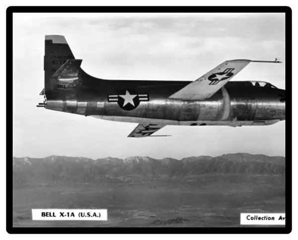 BELL X-1A. American jet fighter which will break speed records Date: circa 1950