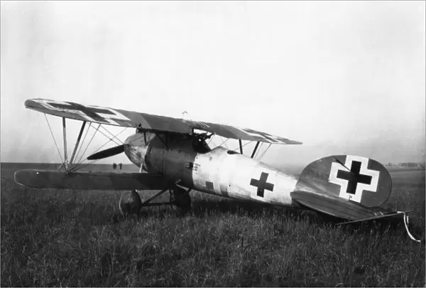German Albatros D. V fighter plane, WW1