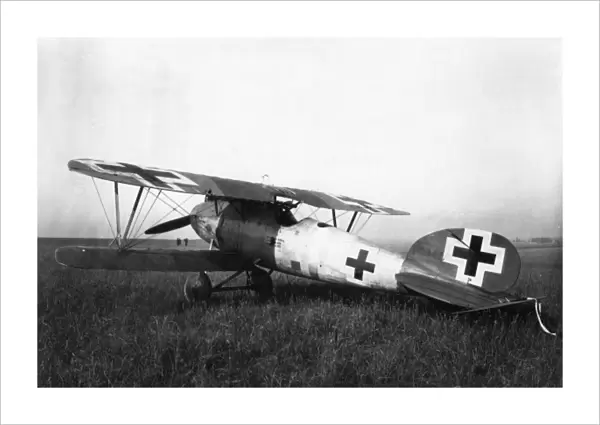 German Albatros D. V fighter plane, WW1