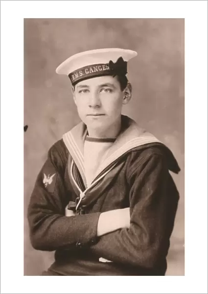 Young sailor of HMS Ganges, WW1