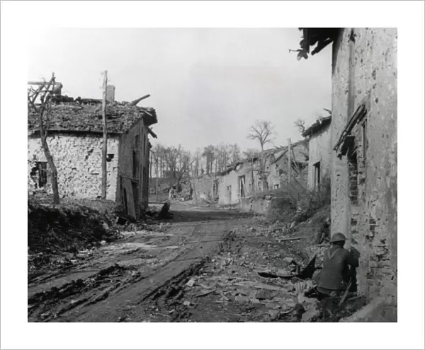 American troops in Cunel, France, WW1
