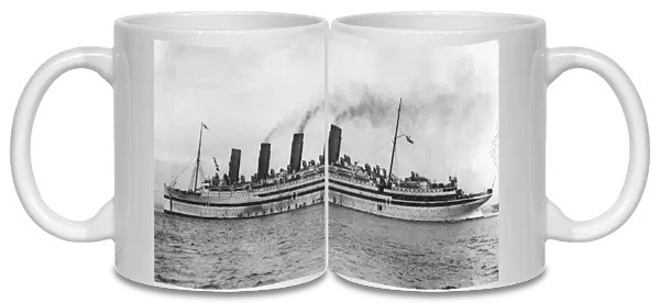 RMS Mauretania, used as hospital ship during WW1
